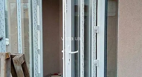 Пластикові вхідні двері WDS для магазину - головне фото