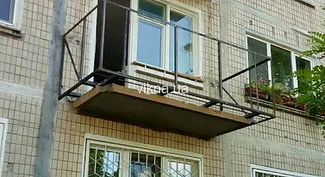 Винесення балкону від плити - головне фото